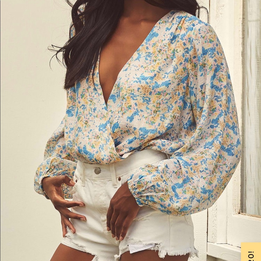 Lulus Floral Bodysuit